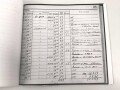 Ritterkreuzträger Hugo Broch, Jagdgeschwader 54,  eigenhändige Unterschrift nach 1945 auf Fotokopie seines Flugbuches.