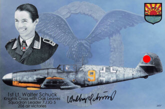 Walter Schuck, Jagdgeschwader 5, Ritterkreuz mit...