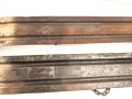 Gebirgstruppe Wehrmacht, Paar Kufen für Geschütz. Originallack , Gesamtlänge 120cm, ungereinigtes Paar