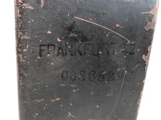 Minensuchgerät "Frankfurt 42" der Wehrmacht, Originallack, ungereinigt, Funktion nicht geprüft