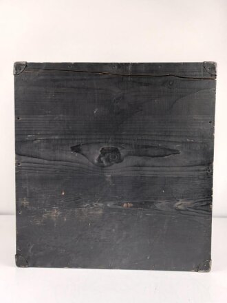Transportkasten für ein Minensuchgerät Wien 41 der Wehrmacht, Originallack, ungereinigtes Stück