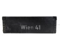Transportkasten für ein Minensuchgerät Wien 41 der Wehrmacht, Originallack, ungereinigtes Stück