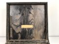 Transportkasten für ein Minensuchgerät Wien 41 der Wehrmacht, Originallack, ungereinigtes Stück
