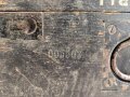 Transportkasten für ein Minensuchgerät " Frankfurt 42"  der Wehrmacht, Originallack, ungereinigtes Stück