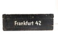 Transportkasten für ein Minensuchgerät " Frankfurt 42"  der Wehrmacht, Originallack, ungereinigtes Stück