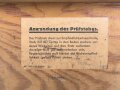 Transportkasten für ein Minensuchgerät " Frankfurt 42"  der Wehrmacht, Originallack, ungereinigtes Stück