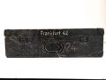 Transportkasten für ein Minensuchgerät " Frankfurt 42"  der Wehrmacht, Originallack, ungereinigtes Stück