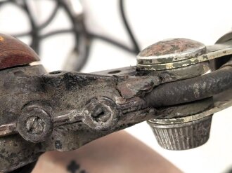 Suchkopf für ein Minensuchgerät " Wien 41"  der Wehrmacht, Originallack, ungereinigtes Stück