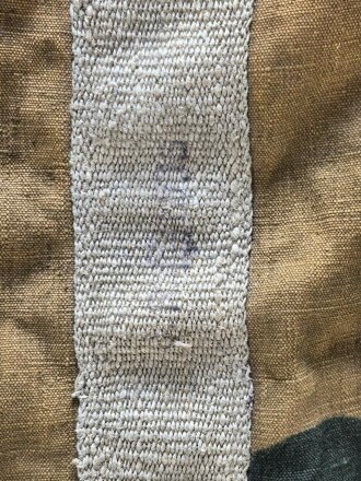 Österreich / Ungarn 1. Weltkrieg, Vorrichtung , vermutlich zum Verlasten von schwerem Gerät für Gebirgstruppen. Guter Zustand, originales Tarnmaterial in den Maßen 60 x 130cm