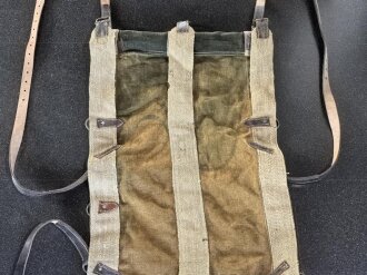 Österreich / Ungarn 1. Weltkrieg, Vorrichtung , vermutlich zum Verlasten von schwerem Gerät für Gebirgstruppen. Guter Zustand, originales Tarnmaterial in den Maßen 60 x 130cm