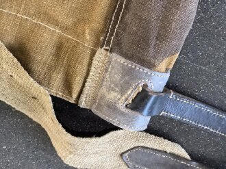 Österreich / Ungarn 1. Weltkrieg, Vorrichtung , vermutlich zum Verlasten von schwerem Gerät für Gebirgstruppen. Guter Zustand, originales Tarnmaterial in den Maßen 60 x 130cm