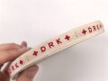 Deutsches Rotes Kreuz III.Reich, " DRK " Borde für die Schwesternhaube, komplette Rolle mit 50 Metern, Hersteller BEVO Wuppertal