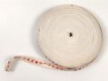 Deutsches Rotes Kreuz III.Reich, " DRK " Borde für die Schwesternhaube, komplette Rolle mit 50 Metern, Hersteller BEVO Wuppertal