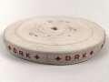 Deutsches Rotes Kreuz III.Reich, " DRK " Borde für die Schwesternhaube, komplette Rolle mit 50 Metern, Hersteller BEVO Wuppertal