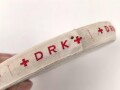 Deutsches Rotes Kreuz III.Reich, " DRK " Borde für die Schwesternhaube, komplette Rolle mit 50 Metern, Hersteller BEVO Wuppertal