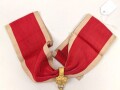 Deutsches Rotes Kreuz,  Ehrenzeichen 1. Stufe (1937-1939) Halskreuz, am Band. Das Kreuz in sehr gutem Zustand, das Band mit Tragespuren