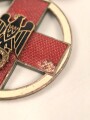Deutsches Rotes Kreuz,  Medaille zum Ehrenzeichen  (1937-1939) am Band. Entnazifiziert, Emailleschaden