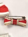 Bundesrepublik Deutschland, Ehrenzeichen des Deutschen Roten Kreuzes in Silber, mit Miniatur, im Etui. Damenausführung seit 1953