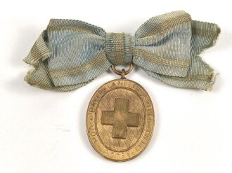 Bayern, Kriegserinnerungszeichen des bayerischen Landesvereins vom Roten Kreuz, Für Verdienste im Kriege 1914-1918, an Damenschleife