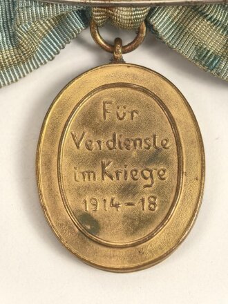 Bayern, Kriegserinnerungszeichen des bayerischen Landesvereins vom Roten Kreuz, Für Verdienste im Kriege 1914-1918, an Damenschleife