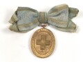 Bayern, Kriegserinnerungszeichen des bayerischen Landesvereins vom Roten Kreuz, Für Verdienste im Kriege 1914-1918, an Damenschleife