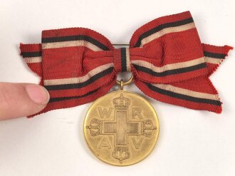Preußen, Rot Kreuz Medaille 3.Klasse an Damenschleife