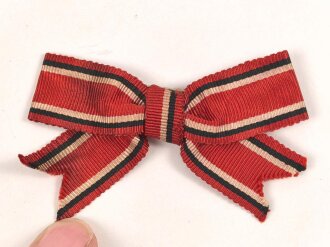 Preußen, Damenschleife zur Rot Kreuz Medaille...