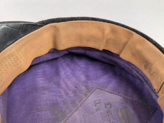 Deutsches Rotes Kreuz, Schirmmütze für Führer, Frühes Stück mit Lederschirm " Deutsche Wertarbeit" Sehr guter Zustand, Kopfgrösse 56