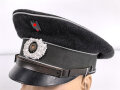 Deutsches Rotes Kreuz, Schirmmütze für Führer, Frühes Stück mit Lederschirm " Deutsche Wertarbeit" Sehr guter Zustand, Kopfgrösse 56