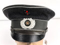 Deutsches Rotes Kreuz, Schirmmütze für Führer, Frühes Stück mit Lederschirm " Deutsche Wertarbeit" Sehr guter Zustand, Kopfgrösse 56