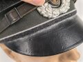 Deutsches Rotes Kreuz, Schirmmütze für Führer, Frühes Stück mit Lederschirm " Deutsche Wertarbeit" Sehr guter Zustand, Kopfgrösse 56