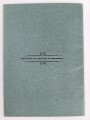 Freiwillige Krankenpflege, Ausweiskarte und Verwendungsbuch datiert 1914 / 1915. Sehr guter Zustand