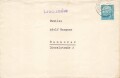 Konrad Adenauer, Deutscher Bundeskanzler von 1951-1955, gedruckte Unterschrift auf Dankeskarte anlässlich seines 80. Geburtstages.. Samt zugehörigem Umschlag