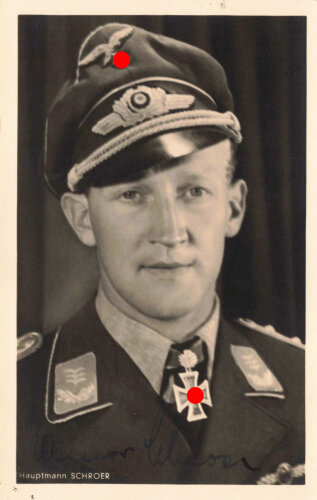 Werner Schroer, Ritterkreuz mit Eichenlaub, Jagdflieger....
