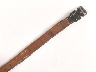 Tornisterriemen Wehrmacht datiert 1941, wohl ungebraucht