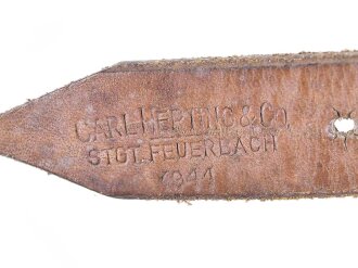 Tornisterriemen Wehrmacht datiert 1941, leicht gebraucht
