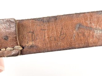 Tornisterriemen Wehrmacht  mit RF Nummer,  gebraucht