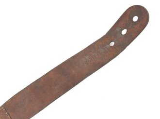 Trageriemen für einen Tornister der Wehrmacht, datiert 1935