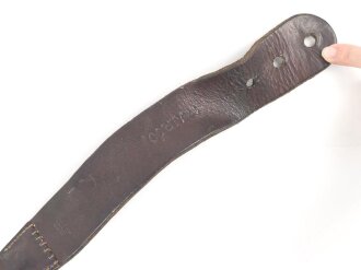 Trageriemen für einen Tornister der Wehrmacht, datiert 1936