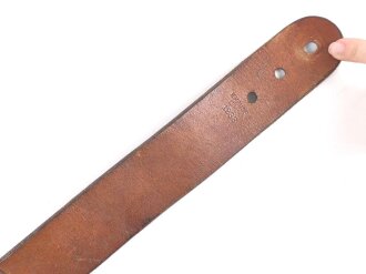 Trageriemen für einen Tornister der Wehrmacht, datiert 1938