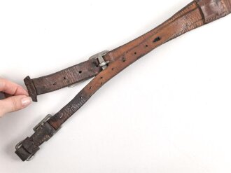 Trageriemen für einen Tornister der Wehrmacht, undeutlich datiert