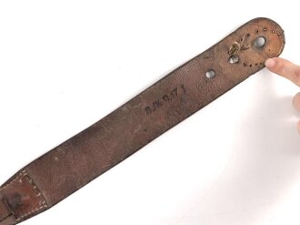 Trageriemen für einen Tornister der Wehrmacht, datiert 1937