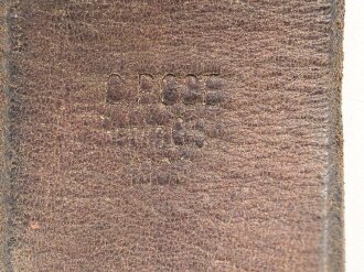 Trageriemen für einen Tornister der Wehrmacht, datiert 1937