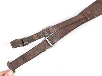 Trageriemen für einen Tornister der Wehrmacht, datiert 1937