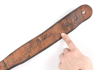 Trageriemen für einen Tornister der Wehrmacht, datiert 1936