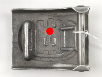 Deutsches Rotes Kreuz, Koppelschloss für Mannschaften in gutem Zustand. Aluminium, " GES.GESCH.1"