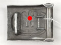 Deutsches Rotes Kreuz, Koppelschloss für Mannschaften in gutem Zustand. Aluminium, " GES.GESCH.1"