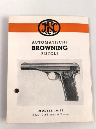 "Automatische Browning Pistole Modell 10/22"...