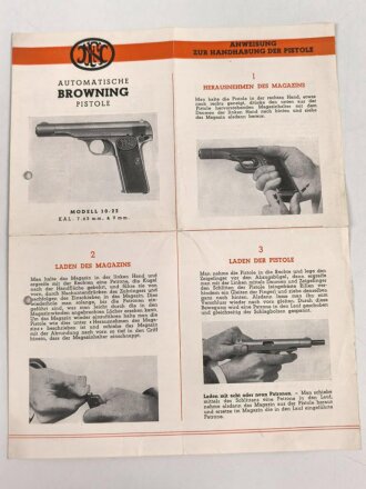 "Automatische Browning Pistole Modell 10/22"...