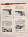 "Automatische Browning Pistole Modell 10/22" Anweisung zur Handhabung der Pistole, Faltblatt gelocht